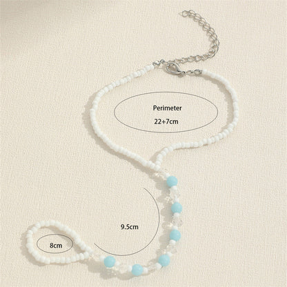 Summer Beach Beaded Foot Ornaments