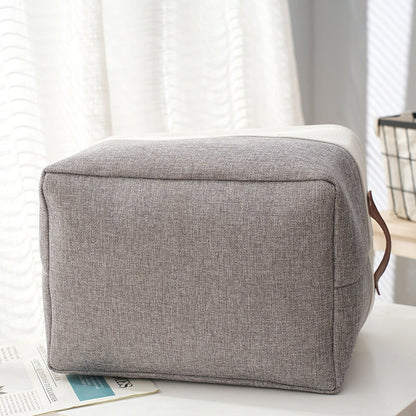 Thickened foldable portable clothing storage basket books snacks toys cosmetics storage box