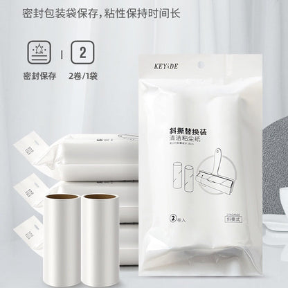 Cartoon pattern lint remover lint roller dust removal paper tearable clothing lint remover