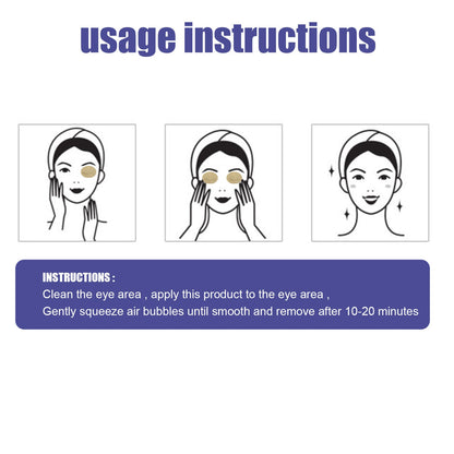 Blueberry Lutein Eye Care Patch, Relieve Eye Fatigue Cold Compress Sleep Eye Care Close Eye Mask Patch