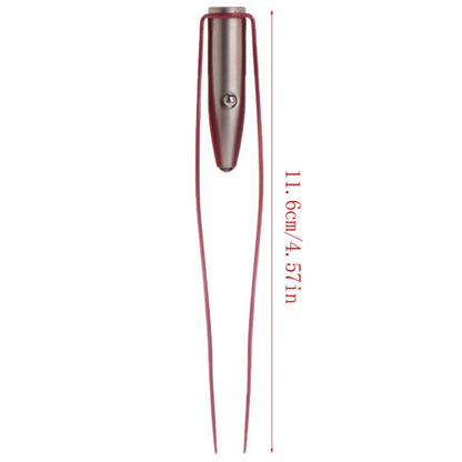 Ear Cleaner LED Flashlight Earpick Wax Removal Tweezer Luminous Kids Health Care