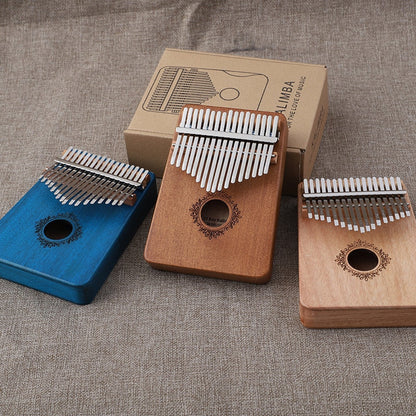 17 Keys Kalimba Thumb Piano High Quality Wood Mahogany Body Musical Instruments With Learning Book Tuning Hammer Kalimba Piano