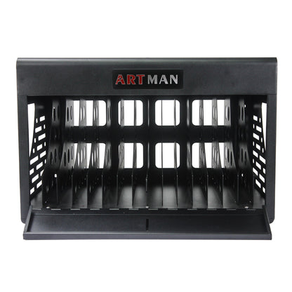 16 Bay Charging Cabinet for Laptop Chromebook Locking Charging Station-BLACK