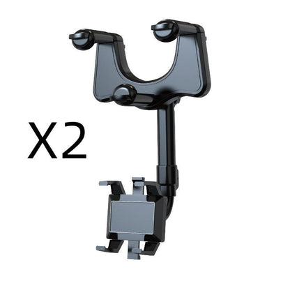 Rotatable Rearview Mirror Phone Holder for Car