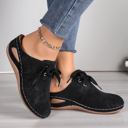 Women's Hollow Out Wedge Slippers