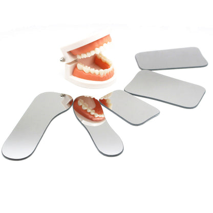 Dental glass reflector, double-sided intraoral photography reflector, set of 5 sets for orthodontic treatment