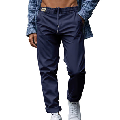 Men's Loose Quick-drying Waist-tied Casual Trousers