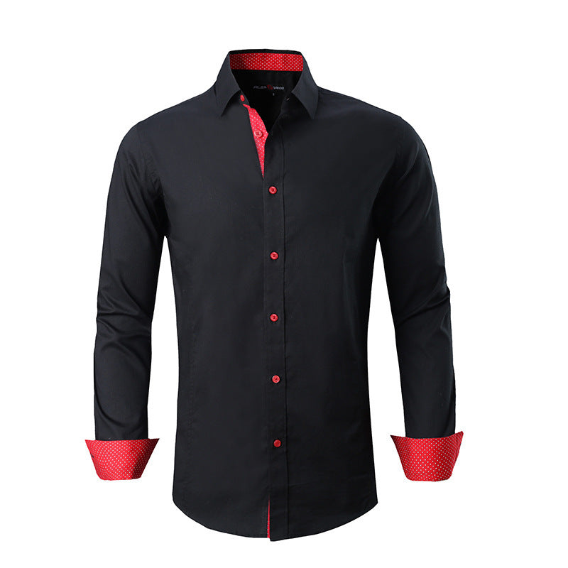 Men's Cotton Stretch Shirt Spring Autumn