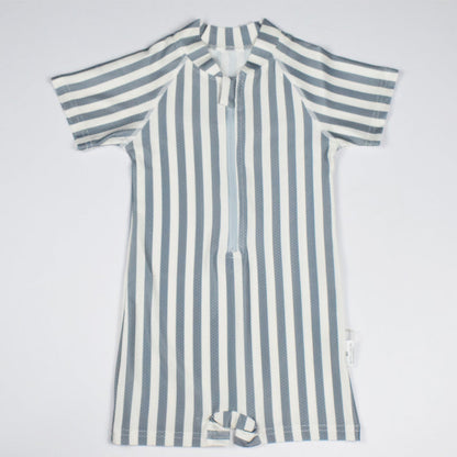 Boys And Girls Baby Short Sleeve Quick-drying Printing One-piece Swimsuit