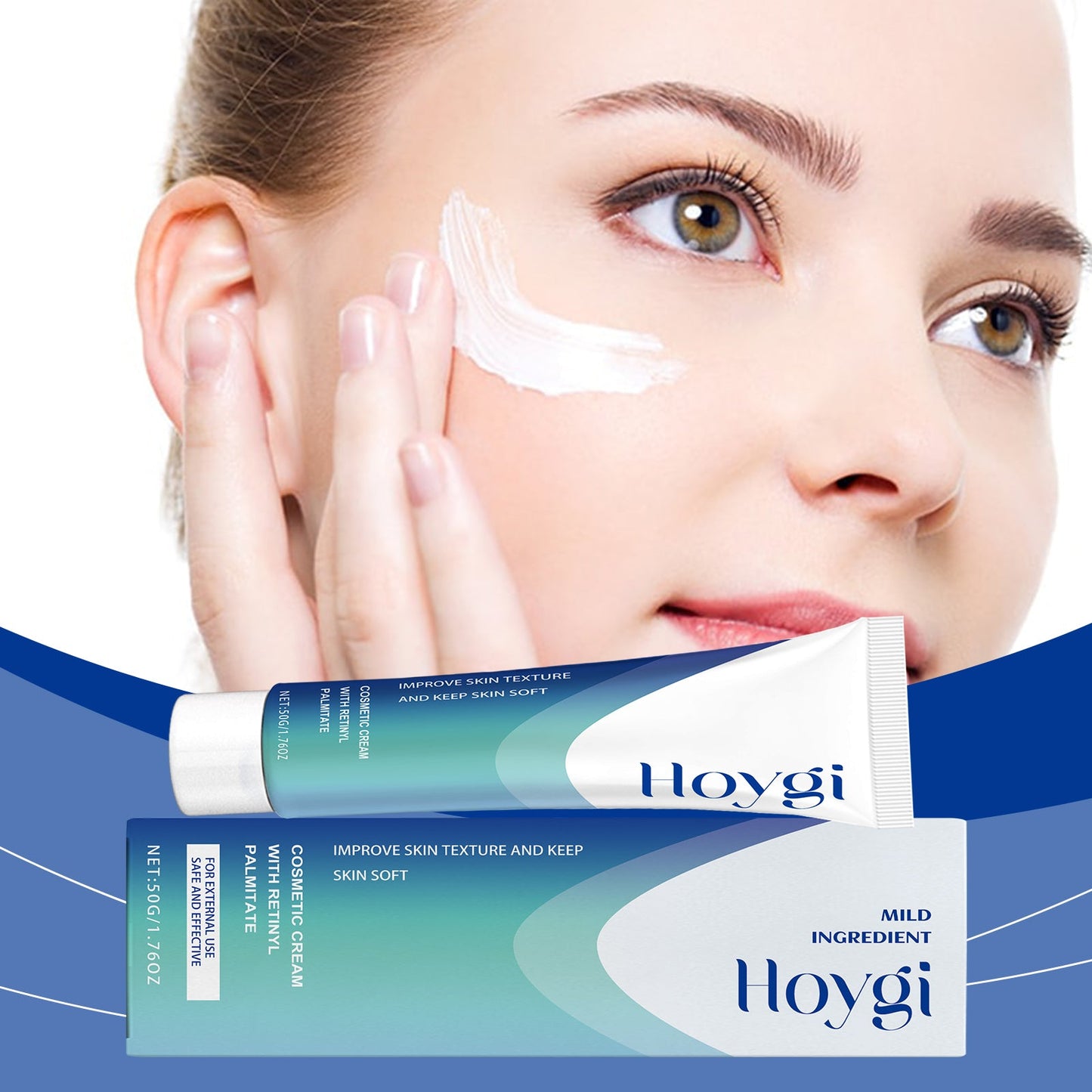 Retinol Cream Hydrates, Moisturizes And Nourishes Facial Skin, Reduces Fine Lines, Improves Skin Quality And Firming Face Cream