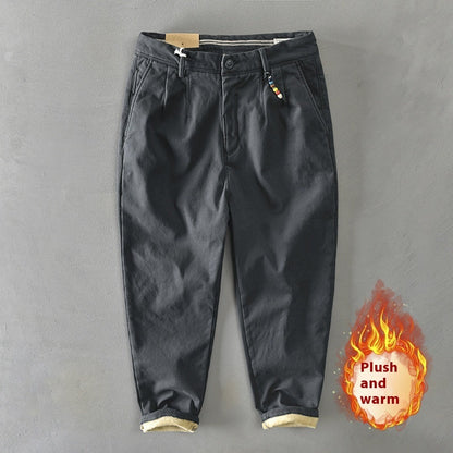 Men's Casual Harem Pants Fleece-lined Autumn Winter