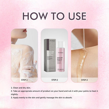Skincare Body Oil, Fade Scars And Fine Lines Of Pregnancy Moisturize And Repair Delicate And Smooth Body Skin