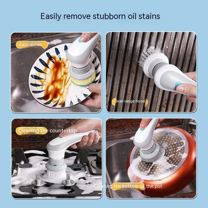 4 In 1 Electric Spinning Cleaning Brush Cordless Handheld