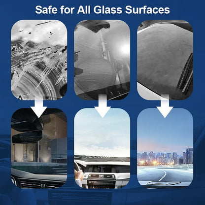 Windshield Oil Film Cleaner, Car Windshield Dust Stains Oil Film Clean Liquid