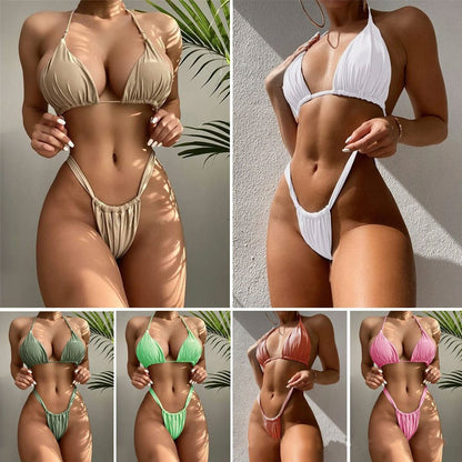 Split bikini sexy swimsuit