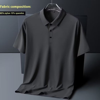 High Elastic Lightweight Ice Silk Nylon Short Sleeve