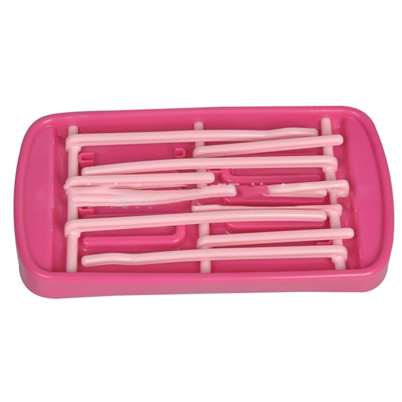 Bottle Dry Rack Baby Bottle Drain Drying Racks Blue Pink Baby Bottle Cleaning Dryer Drainer Storage Drying Rack