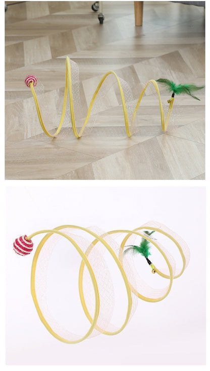 S-type Cat Tunnel Toy Foldable Channel