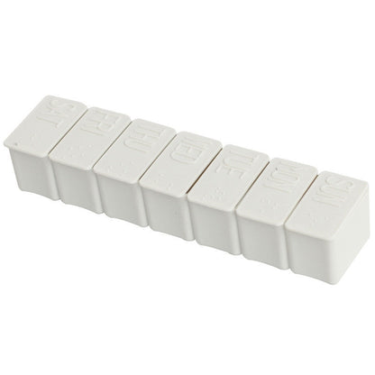 Travel Pill Box Holder Weekly Medicine Storage Organizer Container Drug Tablet Dispenser Independent Lattice Plastic Pill Case