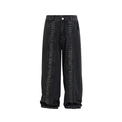 Men's Street Fashion Loose Hole Trousers