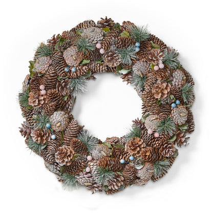 18.5'' PINE CONE WREATH