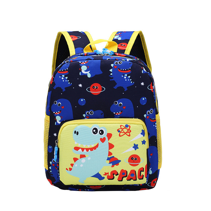 Dinosaur Cartoon Nylon Student Schoolbag for Children
