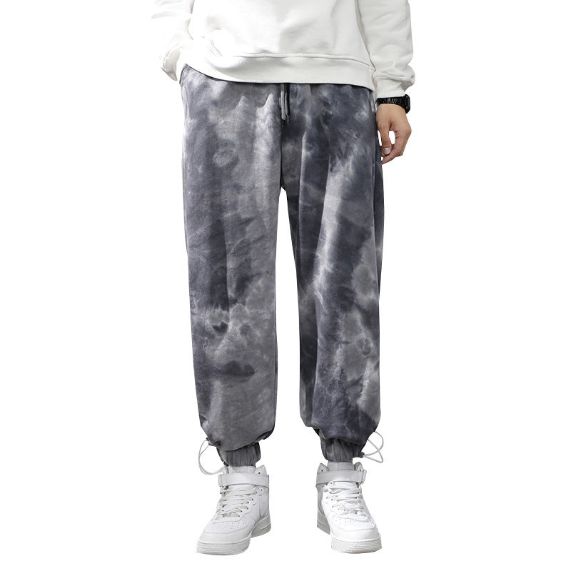 Men's Elastic Waist Drawstring Ankle Sweatpants