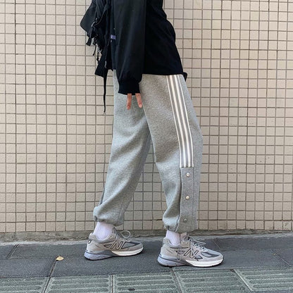 Spring Autumn Student Korean Style Track Pants