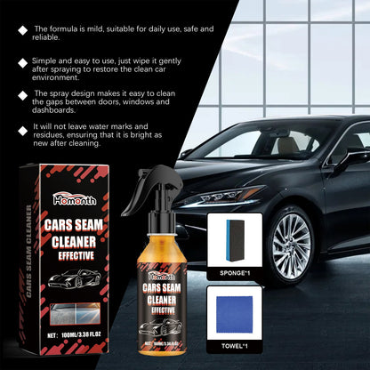 Car Water Stain Cleaner Car Stain Remover Polish Gentle Care Car Paint Gap Cleaning Spray