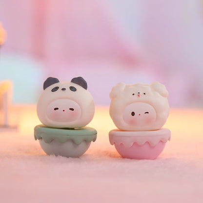 Comes with fragrance and a wobbly figurine gift Office decoration figurine resin tabletop cute little ornament