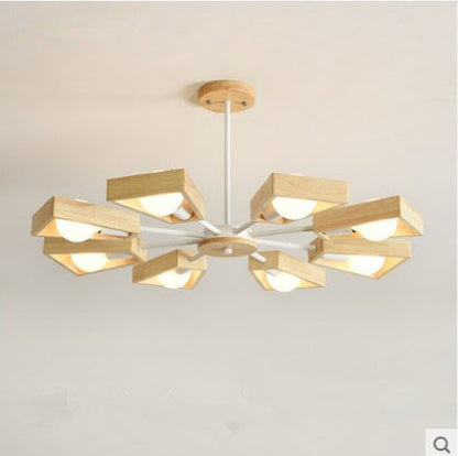 Solid wood bedroom Chandelier