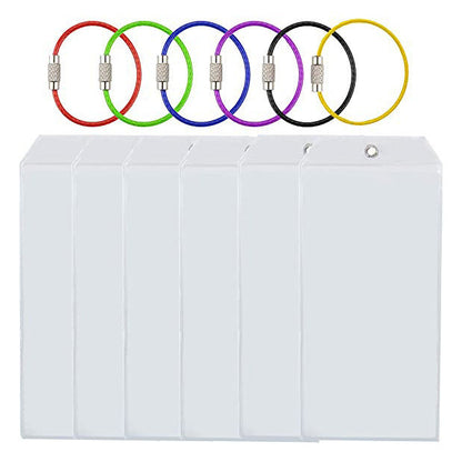 Luggage Label Vertical Transparent Sealed Waterproof ID Card Holder