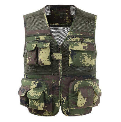 Multi-pocket Men's Professional Photography Vest