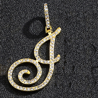 Hip hop accessories grass letter pendant melon seed buckle Cuban chain accessory