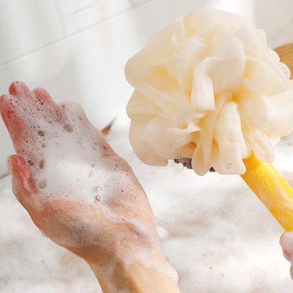 Japanese Style Bath Artifact Bath Towel Bath Brush Back Without Begging Long Handle Adult Soft Hair Bath Rub Back Brush