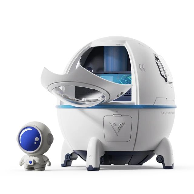Portable Astronaut Humidifier with LED Light and Aroma Diffuser - USB Powered for Clean and Hydrated Air Cute Aesthetic Stuff