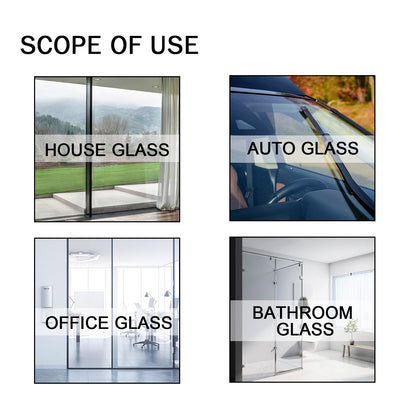 Nano Coat One Way Mirror Sponge, Car Windshield Bathroom Office Floor-To-Ceiling Window Glass Nanosponge Wipe