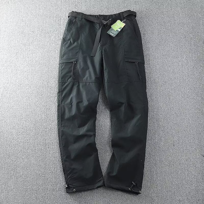 Windproof Waterproof Men's Straight Winter Pants