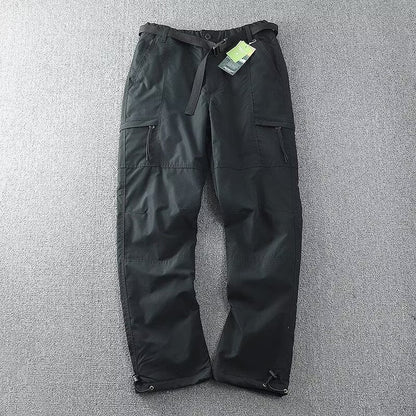 Windproof Waterproof Men's Straight Winter Pants