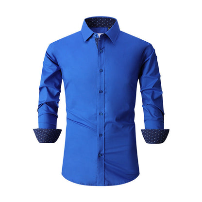 Men's Cotton Stretch Shirt Spring Autumn