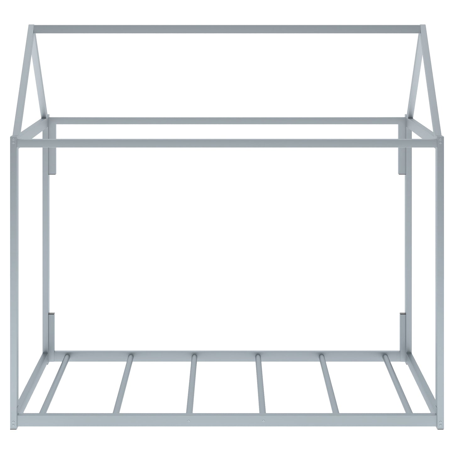 Metal House Shape Platform Bed twin