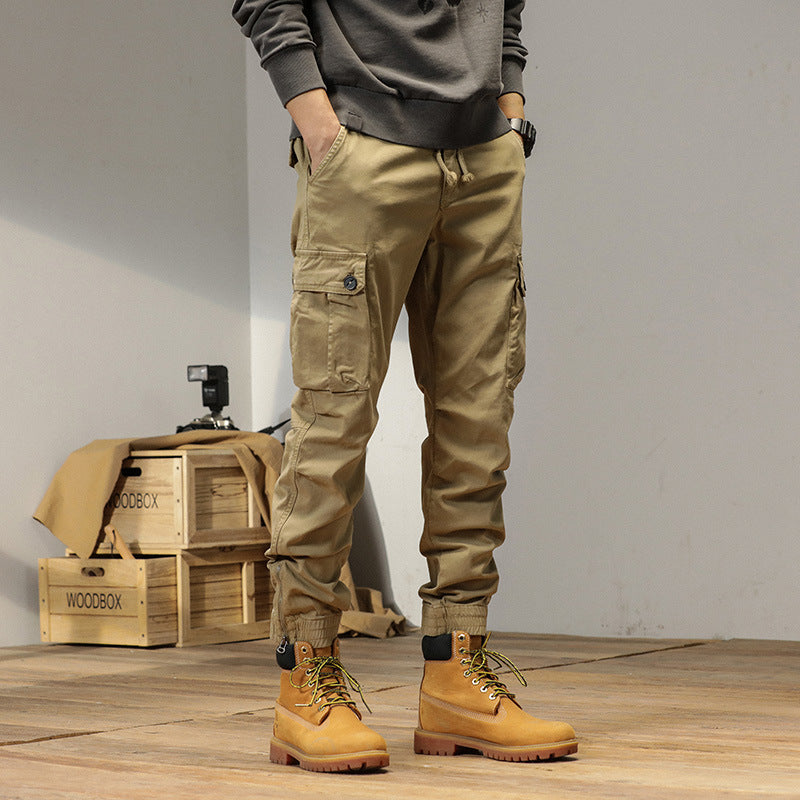 New Retro Ankle-tied Loose Overalls