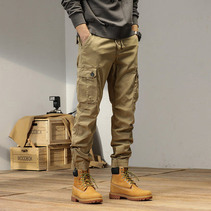 New Retro Ankle-tied Loose Overalls