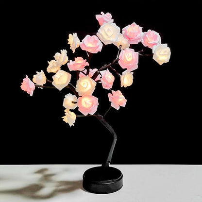 New LED Rose Tree Lamp Touch Screen Small Desk Lamp