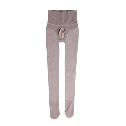 Men's Fleece-lined Thermal Pantyhose