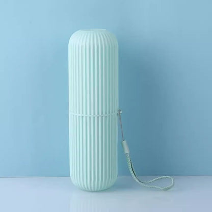 Plastic toothbrush box portable toothbrush cup brushing teeth mouthwash cup and dental cylinder