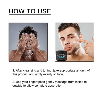 For Men Anti-Wrinkle Cream Lighten Fine Lines, Anti-Wrinkle Hydrating, Firming And Firming Skin Revitalizing Cream