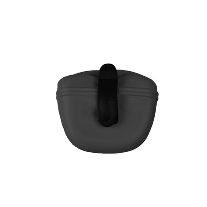 Silicone Pet Training Bag Dog Treat Bag Outdoor Training Snack Waist Bag