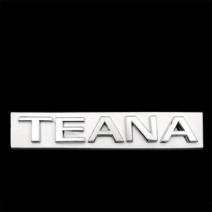 For  NISSAN  Teana  Auto Logos  Duke's rear tail logo  TEANA font  230JK-V6 English Standard  Letter labeling