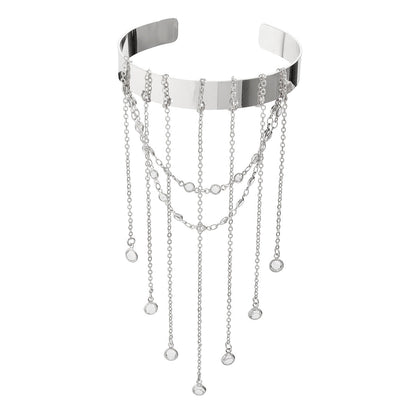 Western style beaded tassel arm chain jewelry Bohemian love arm bracelet for women